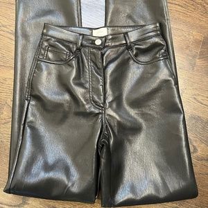 Aritzia Black Straight Leg Pants